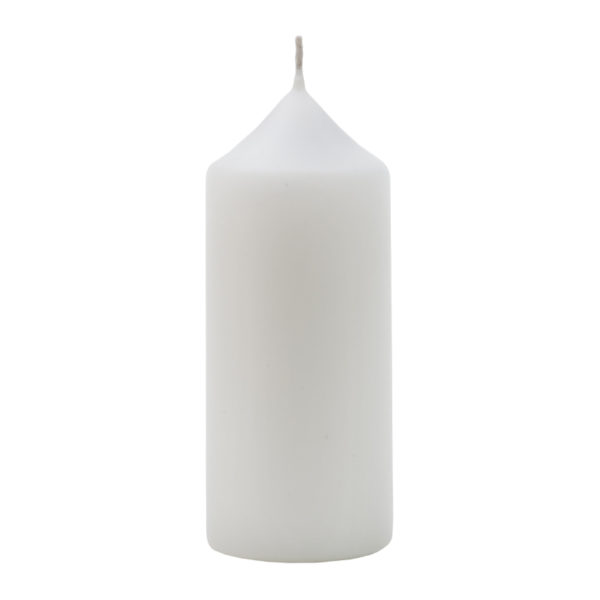 Свеча белая столбик 120х60 мм